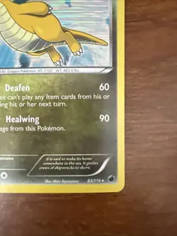 Dragonite 83/116 Holo Pokemon TCG XY Plasma Freeze Rare Card NM Pokemon Card - Image 3