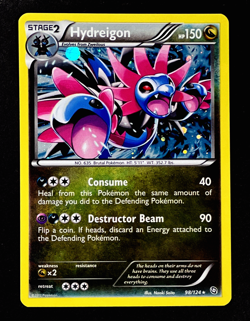 2012 Pokemon HYDREIGON Dragons Exalted COSMOS HOLO Black & White Set Card 98/124 - Image 1