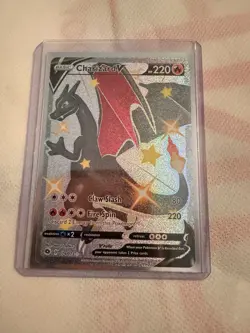 Charizard v Secret 79/73 Champions Path Holo Card Mint Condition - Image 1