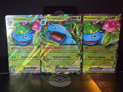 Venusaur ex 003/165 (3 card lot) Scarlet & Violet 151 Double Rare NM Near Mint - Image 1
