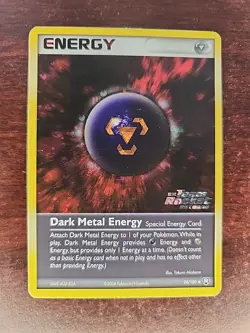 Dark Metal Energy Holo Ex Team Rocket Returns Pokemon Card WOTC - Image 1
