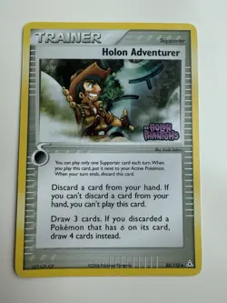 Pokemon Card - Holon Adventurer Holon Phantoms Stamped 85/110 Reverse Holo - Image 1