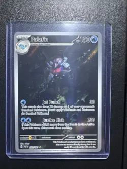 Pokemon TCG Palafin Holo Card 225/091 SV Paldean Fates - Image 1