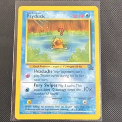 Pokemon TCG Psyduck Black Star Promo Card 20 WOTC - Image 1