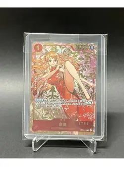 One Piece TCG Card Game Chinese Nami OP01-016 R Exclusive 1st Anniversary Alt - Image 1