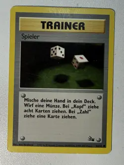 Spieler Trainer Card Fossil Set 60/62 Common German - Image 1