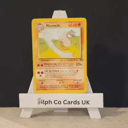 Marowak 39/64 Jungle Set Pokemon Card WOTC - Image 1