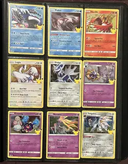 9x Card LOT - PACK FRESH NINE Pokemon TCG Celebrations 25th Anniversary Holos - Image 1