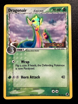 Dragonair 28/101 EX Dragon Frontiers Pokemon Card Reverse Holo Foil Rare LP - Image 1