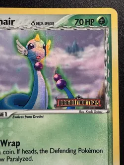 Dragonair 28/101 EX Dragon Frontiers Pokemon Card Reverse Holo Foil Rare LP - Image 4