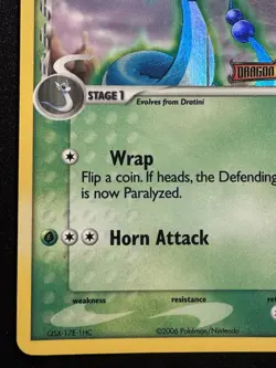 Dragonair 28/101 EX Dragon Frontiers Pokemon Card Reverse Holo Foil Rare LP - Image 5