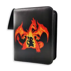 Pokemon Trading Card Binder Holder 50 Page TCG 400- Charizard Venusaur Starter - Image 1
