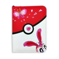 Sylveon Pokemon Trading Card Binder Holder Case Album Book 50 Sheet TCG 400-Slot - Image 1