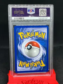 Here Comes Team Rocket trainer holo PSA 8 MINT Team Rocket set Pokemon card WOTC - Image 2