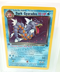 2000 Pokemon Team Rocket's 1st Edition Rare Holo Card Dark Gyarados BGS 9 Mint - Image 5