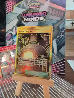 Giant Hearth - 263/236 - Pokemon Cosmic Eclipse Sun & Moon Secret Rare Card NM - Image 1