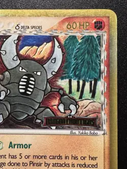 Pinsir 9/101 EX Dragon Frontiers Pokemon Card Reverse Holo Foil Rare HP - Image 4