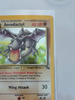 Aerodactyl 1/62 - Fossil - Pokemon TCG - Holo Rare Card - Lightly Played + - Image 4