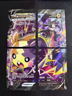 Pokemon Morpeko V-UNION Promo Foil Card Lot 4x English Marnie VMAX Nintendo | NM - Image 1