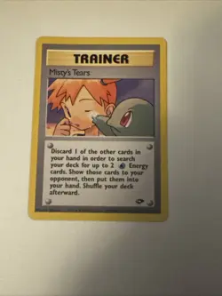 Trainer Misty's Tears Gym Challenge Card 118/132 Pokemon TCG Uncommon - Image 1
