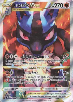 Lucario VSTAR Holofoil Promo SWSH: Sword & Shield Promo Cards SWSH291 NM - Image 1