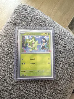 Pokemon TCG Sprigatito SVP 191 Black Star Horizons Holo Promo Card Sealed - Image 2