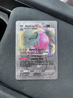 Pokemon Fan Made Silver Card - Regidrago Vstar - Image 1