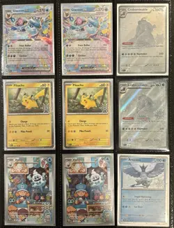 Pokemon Card Lot Of 30 Cards EX Full Art Ultra Rare Holiday Holo Pikachu NM/M - Image 2
