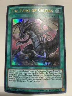 The Fang of Critias DRL3-EN060 Dragons of Legend: Unleashed 1st Edition - Image 1