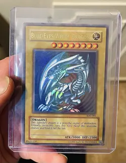 Blue-Eyes White Dragon SDK-001 (GLOSSY Ultra Rare) Starter Deck: Kaiba Yugioh MP - Image 1