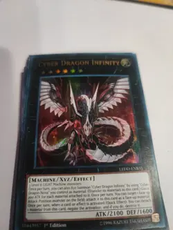 Cyber Dragon Infinity LEDD-ENB31 Ultra Rare 1st Edition Yugioh Card LP - Image 1