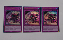 DOMINUS PURGE x3 PLAYSET MZMU-EN125 ULTRA RARE 1st EDITION YUGIOH *NEW & MINT* - Image 1