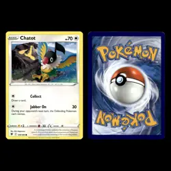 Chatot Card 132.0 Scarlet Violet Series Temporal Forces Pokemon Cards Set TCG - Image 5