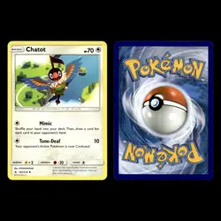Chatot Card 132.0 Scarlet Violet Series Temporal Forces Pokemon Cards Set TCG - Image 6