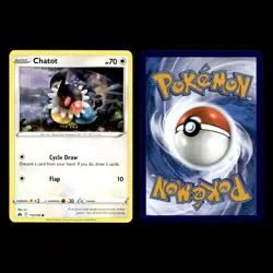 Chatot Card 132.0 Scarlet Violet Series Temporal Forces Pokemon Cards Set TCG - Image 7