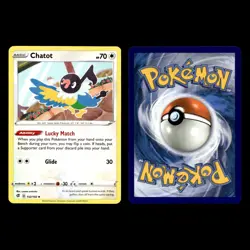 Chatot Card 132.0 Scarlet Violet Series Temporal Forces Pokemon Cards Set TCG - Image 8