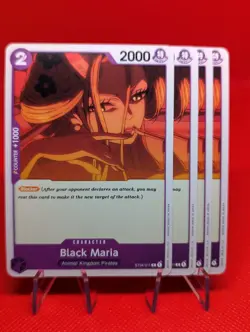 [x4] Black Maria | ST04-011 | Playset | LP | ENGLISH | OP TCG | ONE PIECE - Image 1