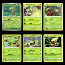 Carnivine Card 7.0 Scarlet Violet Series Stellar Crown Pokemon Cards Set TCG - Image 1