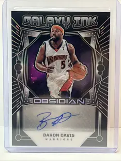 2024-25 Obsidian Baron Davis Galaxy Ink Auto #34/149 Warriors - Image 1