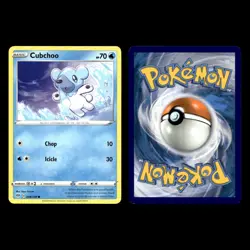 Cubchoo Card 53.0 Scarlet Violet Series Obsidian Flames Pokemon Cards Set TCG - Image 4