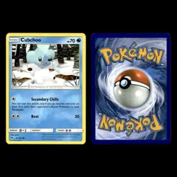 Cubchoo Card 53.0 Scarlet Violet Series Obsidian Flames Pokemon Cards Set TCG - Image 5