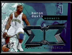 2004-05 SPx #WM-BD Baron Davis Winning Materials MEM Hornets Card 3203G - Image 1