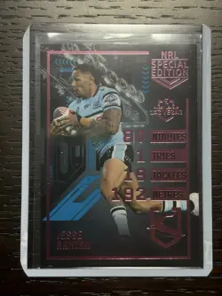 2025 NRL Rivalry Las Vegas Round Pink Jesse Ramien Sharks #33/177 - Image 1