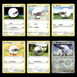 Wooloo Card 221.0 Sword Shield Fusion Strike Pokemon Cards Collection Set TCG - Image 1