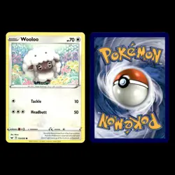 Wooloo Card 221.0 Sword Shield Fusion Strike Pokemon Cards Collection Set TCG - Image 4