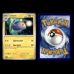 Lanturn Card 49.0 Scarlet Violet Series Stellar Crown Pokemon Cards Collection - Image 7