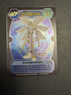 Bandai Digimon Angemon DT-133 Series 4 Holographic Trading Card D-Tector - Image 4