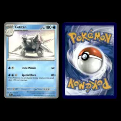 Cetoddle Card 54.0 Scarlet Violet Series Paldea Evolved Pokemon Cards Set TCG - Image 8