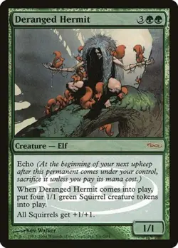 MTG English Deranged Hermit NM Foil Promos: Judge - Image 1