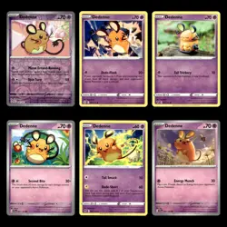 Dedenne Card 36.0 Scarlet Violet Series Paldean Fates Pokemon Cards Collection - Image 1